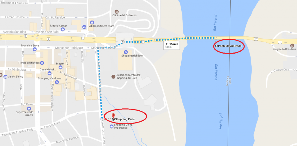 como chegar no Museu 3D no Paraguai